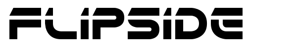 Flipside font