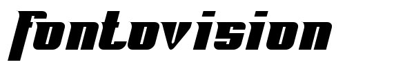 Fontovision font
