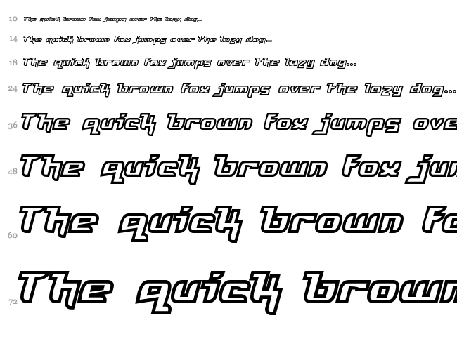 Freya font waterfall