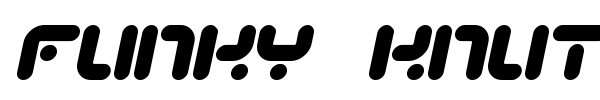Funky Knut font