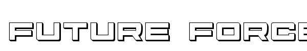 Future Forces font preview