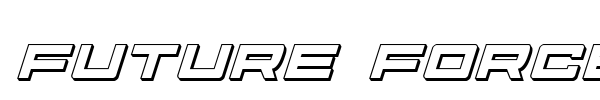 Future Forces font preview