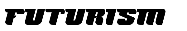 Futurism font