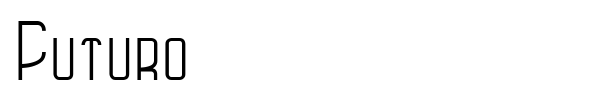 Futuro font