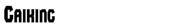 Gaiking font