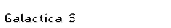 Galactica S font preview