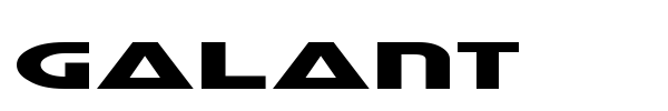 Galant font preview