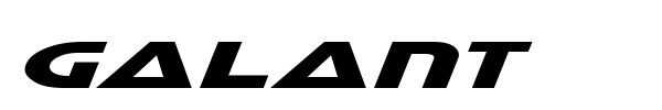 Galant font preview