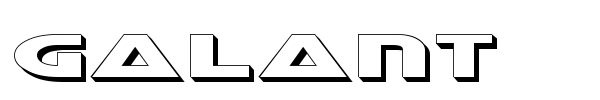 Galant font preview