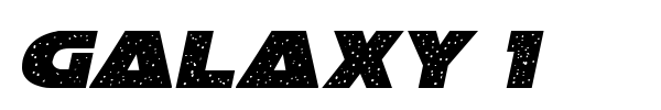 Galaxy 1 font