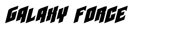 Galaxy Force font