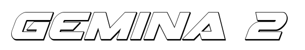 Gemina 2 font preview