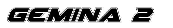 Gemina 2 font preview