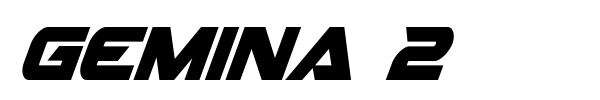 Gemina 2 font preview