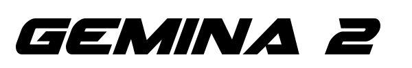 Gemina 2 font preview