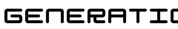 Generation font