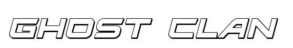 Ghost Clan font preview