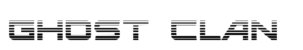 Ghost Clan font preview