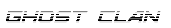 Ghost Clan font preview