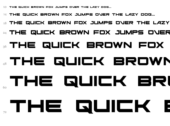 Ghost Clan font waterfall