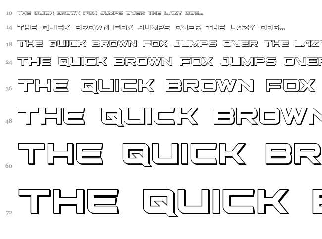 Ghost Clan font waterfall
