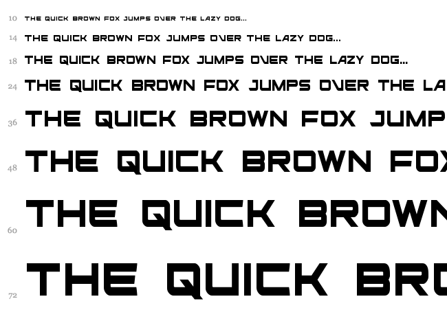 Ghost Clan font waterfall
