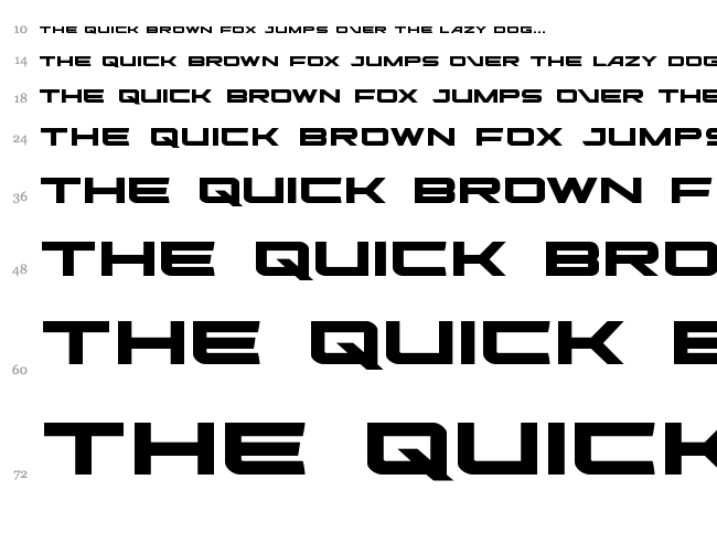 Ghost Clan font waterfall