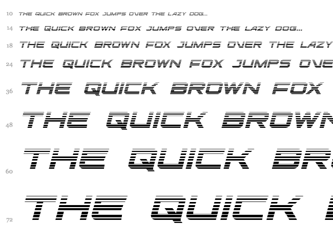 Ghost Clan font waterfall