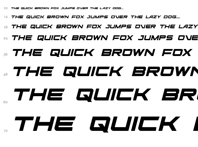 Ghost Clan font waterfall