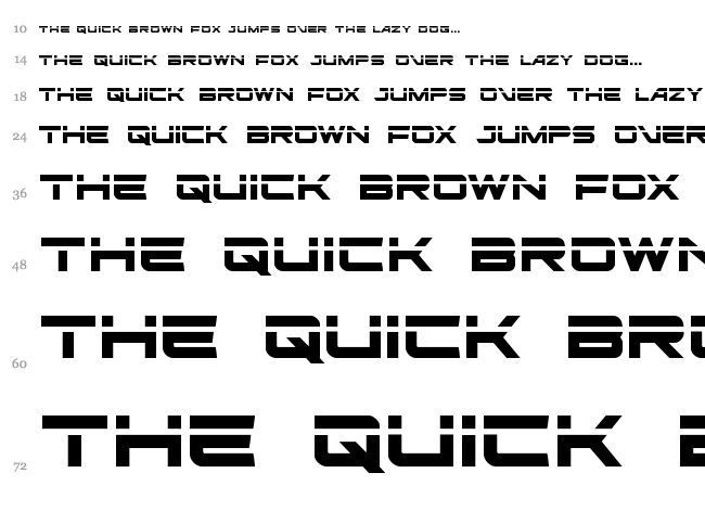 Ghost Clan font waterfall