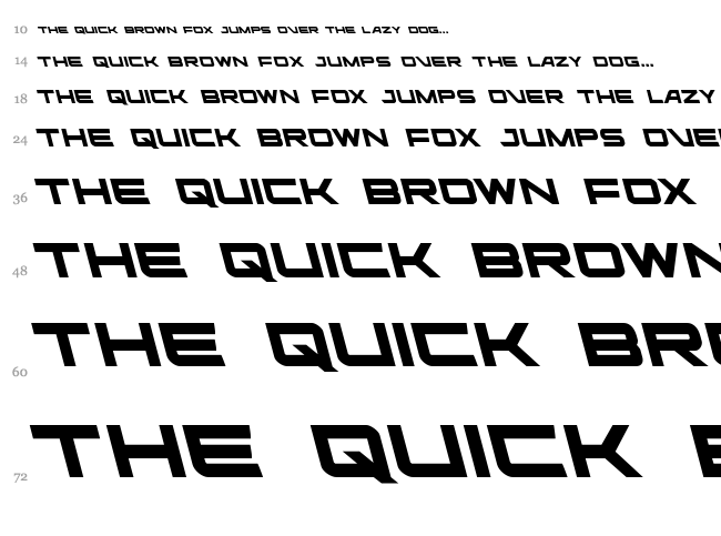 Ghost Clan font waterfall