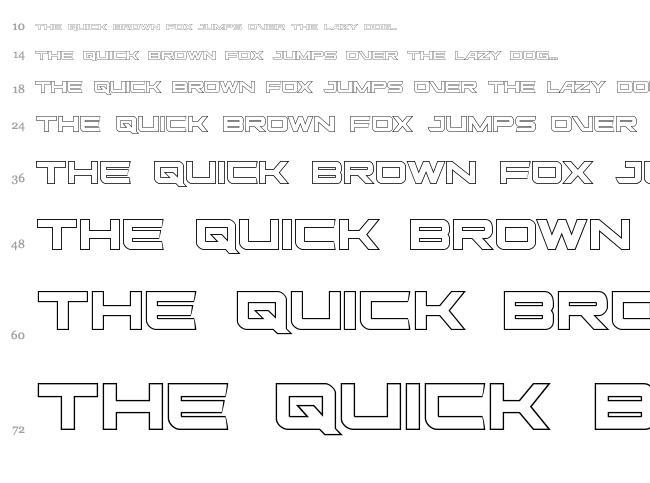 Ghost Clan font waterfall