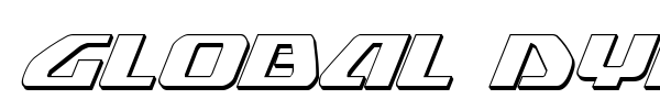 Global Dynamics font preview