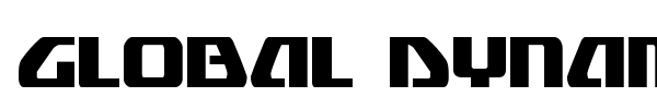 Global Dynamics font preview