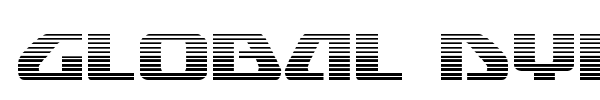 Global Dynamics font preview