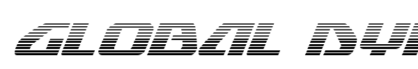 Global Dynamics font preview