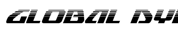 Global Dynamics font preview