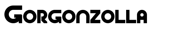 Gorgonzolla font