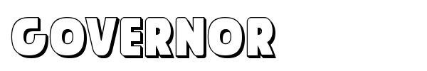 Governor font preview