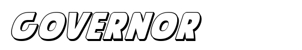 Governor font preview