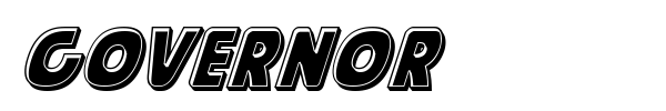 Governor font preview