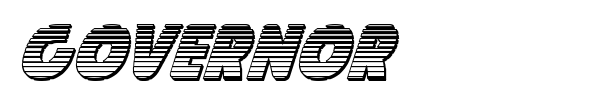 Governor font preview