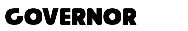 Governor font preview