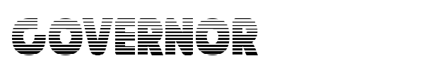 Governor font preview
