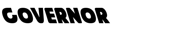 Governor font preview