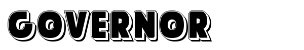 Governor font preview