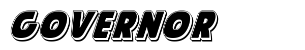 Governor font preview