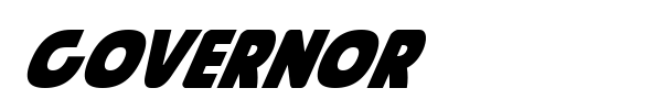 Governor font preview