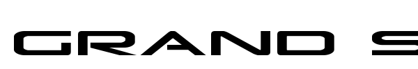 Grand Sport font preview