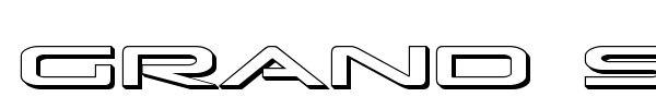 Grand Sport font preview